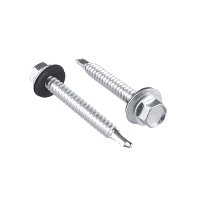 Tornillo -Pija cabeza hexagonal con rondana y punta de broca #14 x 3/4
