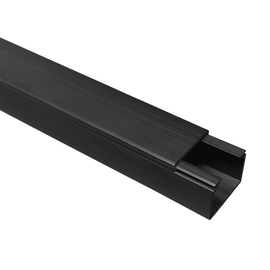 Canaleta TMK 1720 Color Negro con Cinta Adehsiva, 5 Ft. De Largo (1.5 m), Para uso en Exterior con Bajo Voltaje (5201-21362)