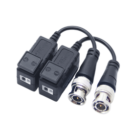 Kit de Transceptores (Baluns) con Terminal PUSH SUPERIOR, PROTECCION DE SOBRECARGA INTEGRADO, Resolución 4K , Cable flexible COAXIAL Blindado / COAXITRON / AUDIO POR COAXITRON / Conector 100% COBRE /  Calidad PREMIUM