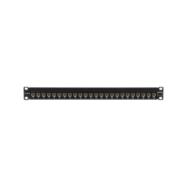 Patch Panel UltraMAX. UTP, Precargado con Jacks Cat5e, 24 Puertos, Plano, 1U
