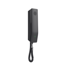 Teléfono IP Hotelero Wi-Fi, 2 líneas SIP con 2 cuentas, codec Opus, IPV4/IPV6, color negro, con gestión en la nube GDMS