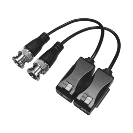 Kit de Transceptores (Baluns) con Terminal PUSH SUPERIOR PIG TAIL en ambos conectores, Resolución 4K , Cable flexible COAXIAL Blindado / COAXITRON / AUDIO POR COAXITRON  /Conector 100% COBRE /  Calidad PREMIUM