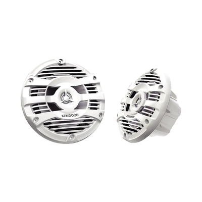 Par de altavoces fabricados en grado marinos en color blanco de 6.5