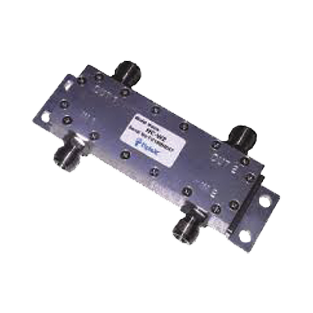 Combinador Hibrido 2X2, 136-174 MHz, 3dB, 300 Watt, N Hembra.