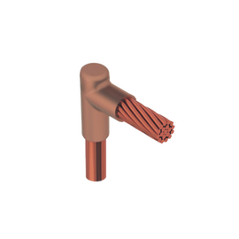 Molde para Soldadura Exotermica Tipo L, tope varilla 5/8 In a Cable 2/0 Awg