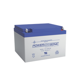 Batería 12V, 26AH, Para Respaldo, Tecnologías AGM/VRLA, 5 Años Vida Útil, Terminales T12, Reconocida UL