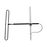 Antena Base Aerea de 1 Dipolo, 110-138 MHz, 1-2.5 dBd, 500 W, N Macho.