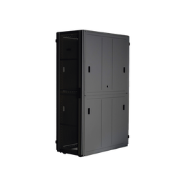 Gabinete FlexFusion™ XGL (Light) para Centros de Datos, 42 UR, 600 mm de Ancho, 1200 mm de Profundidad, Fabricado en Acero, Color Negro