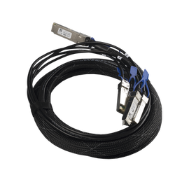 (XQ+BC0003-XS+) Cable de conexion 100G QSFP28 a 4 x 25G SFP28 o 40G QSFP+ a 10G SFP+, 3m