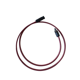 Cable Fotovoltaico, 1 m, Rojo, Calibre 10 AWG con Terminal MC4-M en ambos extremos
