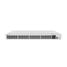 Switch Gigabit Administrable PoE Capa 3 / 48 puertos 10/100/1000 Mbps (PoE) / 4 Puertos SFP+ Uplink / 380W / PoE Perpetuo / iStack / Administración Nube Gratis