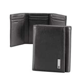 Cartera de Piel con Compartimento para Identificación