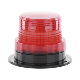 Burbuja Brillante de Larga Vida Útil, con 8 LEDs Color Rojo, Domo Rojo, 110 Vca