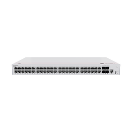 Switch Gigabit Administrable PoE Capa 2 / 48 puertos 10/100/1000 Mbps (PoE) / 4 Puertos SFP Uplink / 380W / PoE Perpetuo / Administración Nube Gratis