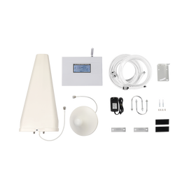 Kit Amplificador de Señal Celular 4G LTE | Funciona con Todos los Operadores | Soporta Múltiples Dispositivos y Tecnologías | Hasta 500 metros cuadrados de Cobertura