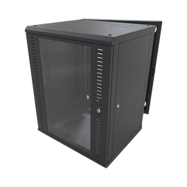 Gabinete Abatible de Pared (Con Marco Trasero) con Rack 19