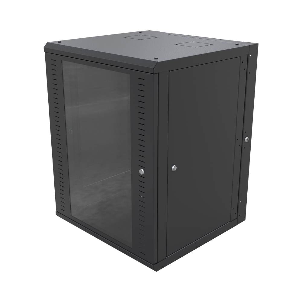 Gabinete Abatible de Pared (Con Marco Trasero) con Rack 19