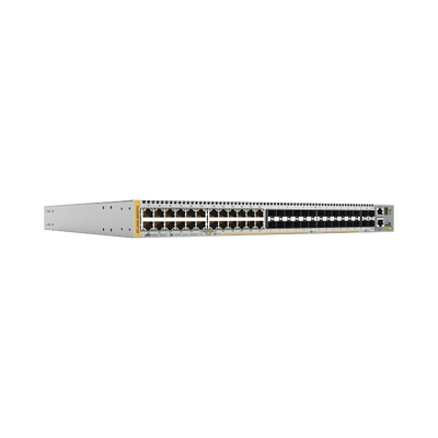 SWITCH STACKEABLE ADMIN CAPA 3 D/24 PTOS GIGABIT COMBO SFP + 4 X SFP+ 10G + 2 BAHIAS HOTSWAP PSU, VER FED