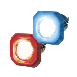 Lámpara Oculta de LED de bajo perfil color dual rojo azul