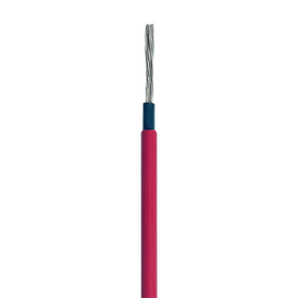 Cable Fotovoltaico Rojo / Aleación Cobre estañado / 6 mm² ( 10 AWG) / 2000V / Rollo de 100m