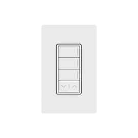 (RadioRa3) Botonera Sunnata Blanco 3 escenas y 2 botones subir/bajar para Radio RA3, programe escenas diferentes en cada botón.