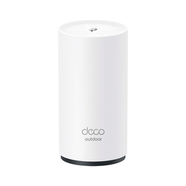 Router Inalámbrico MESH Exterior para Hogar / Doble Banda Wi-Fi 6 AX3000 Mbps / 2 Puerto Gigabit WAN/LAN / Puertos PoE 802.3 af/at Entrada / 2 Antenas Internas / Protección IP65 / Administración Mediante la App Deco (iOS, Android)