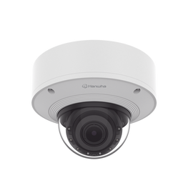 Cámara Domo 2MP Solid EDGE / Wisenet WAVE embebido / Antivandalica / Lente Motorizado de 4.38  A 9.33mm / P-Iris / WDR 120dB / 2TB SSD / IP66, IP67, IK10+, NEMA4X, IP6K9K