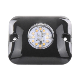 Luz Oculta Ultra Brillante con 12 LED, Color Ambar