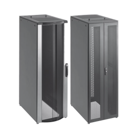 Gabinete de Telecomunicaciones ProLine FloTek PC, 600 mm de Ancho, 1000 mm de Profundidad, 42 UR, Color Negro