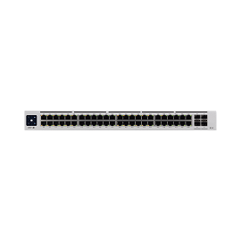 UniFi Switch USW-Pro-48-POE Gen2, Capa 3 de 48 puertos PoE 802.3at/bt + 4 puertos 1/10G SFP+, 600W, pantalla informativa