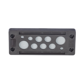 Pasacable de 10 Orificios de Marco Rectangular, IP65, 4.41