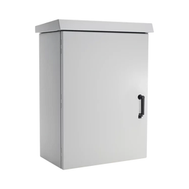 Gabinete Para Exterior OSP ComLine, Protección NEMA 4/12/4X/3/3R; IP66, 600 mm de Ancho, 500 mm de Profundidad, 18 UR, De Aluminio, Color Gris Claro