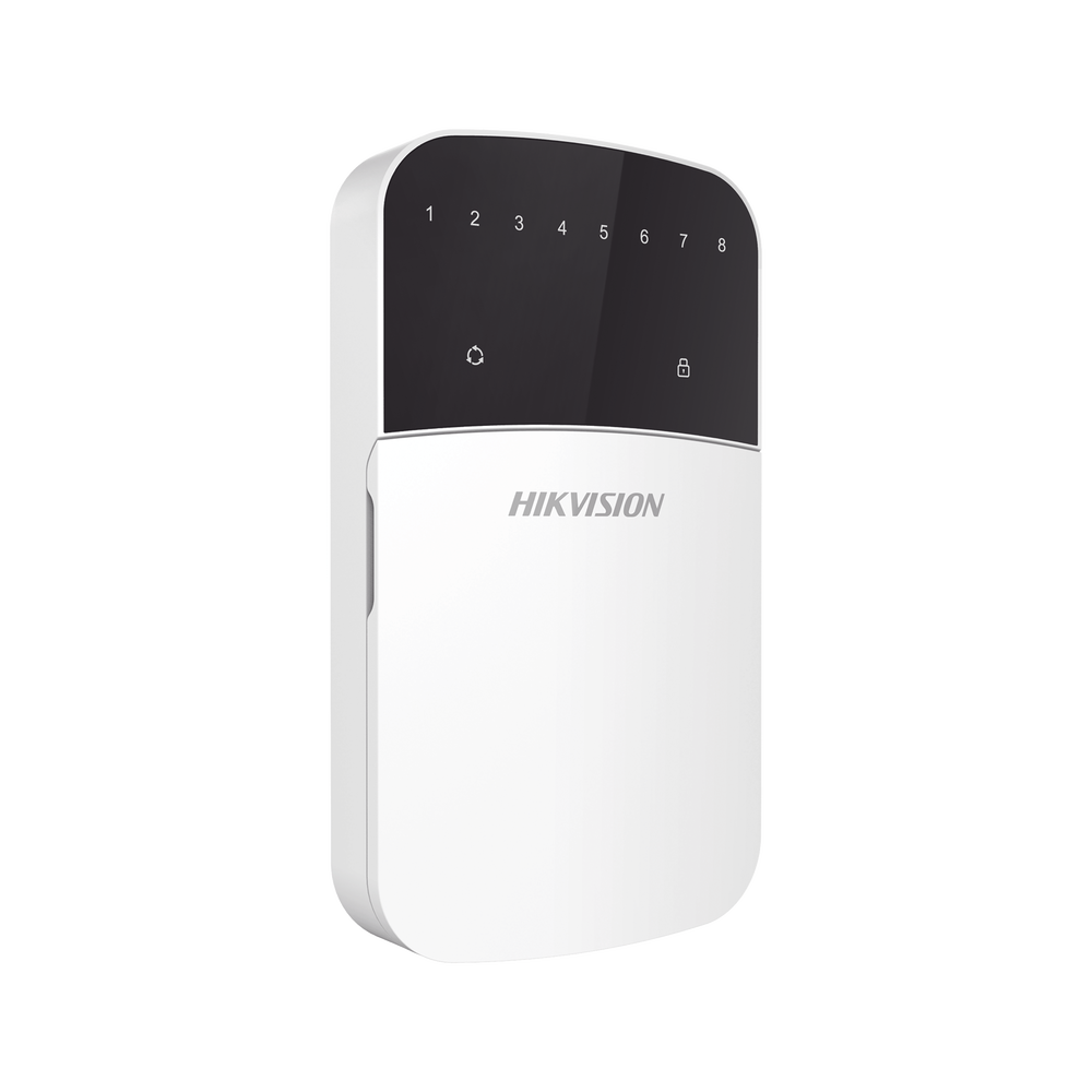 Teclado de LEDs / Cableado / 8 Zonas / Compatible con Panel Hibrido Hikvision DS-PHA64-W4P y DS-PHA64-W4P2