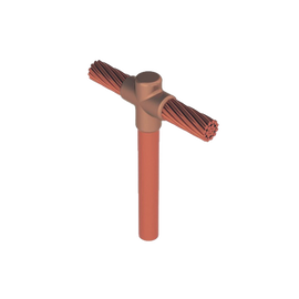 Molde para soldadura exotermica Tipo T, Tope de varilla 5/8 in. a Cable de Paso 2/0 AWG