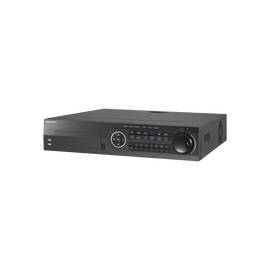 DVR 4 Megapixel Lite / 32 Canales TURBOHD + 16 Canales IP / 8 Bahías de Disco Duro / 16 canales de Audio / 16 Entradas de  Alarma