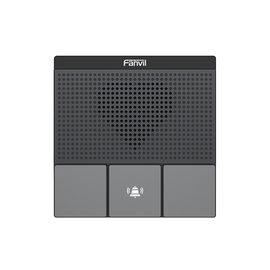 Mini Intercomunicador Wi-Fi para hotelería, hospitales, con diseño elegante, PoE, 3 botones, 1 relevador integrado de salida y entrada.