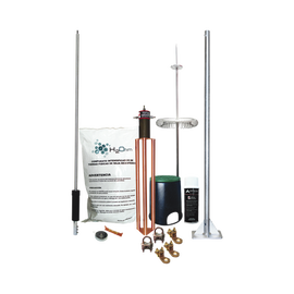 Kit de Pararrayo Dipolo con Electrodo y Accesorios de Instalación para Techo.
