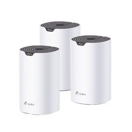 Kit 3 Routers Inalámbricos MESH Interior para Hogar / Doble Banda Wi-Fi 5 AC1900 Mbps / 3 Puerto Gigabit WAN/LAN / 3 Antenas Internas / Administración Mediante la App Deco (iOS, Android)