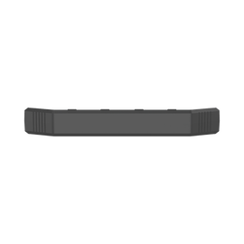 Unión Recta Para Canaleta de Piso AFR4BCBL6, Material PVC Rígido, Color Negro