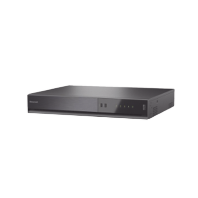 NVR 8 Megapixel (4K) / 32 Canales / 16 Puertos PoE+ / H.265 / ONVIF / Cumple con NDAA / Soporta IA / Serie 35 / Audio y Alarmas I/O / Honeywell Security / Soporta 40 TB  (Discos no Incluidos)