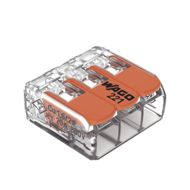 Conector Compacto para 1 Cable de Entrada 2 Cables de Salida / Cables Compatibles 28AWG-12AWG