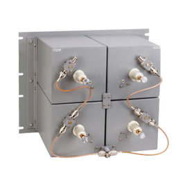 Duplexer UHF, 440-512 MHz, 4 Cavidades de 7 in por Lado, 2.0 MHz (Min.) Separación Tx-Rx, 200 Watt, N Hembras.