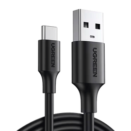 Cable USB-A a USB-C | 2 Metros | Carga y Sincronización de Datos | Carga Rápida 60W | Datos 5 Gbps | QC 3.0/2.0 | FPC | AFC | Protección Integrada | Duradero y Flexible| Caja ABS | Cubierta de TPE | Color Negro | 2 años de Gara