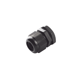 Conector Plástico Negro Tipo Glándula, para Cable de 6 a 12 mm de Diámetro.