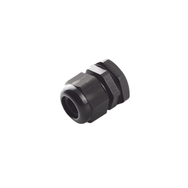 Conector Plástico Negro Tipo Glándula, para Cable de 6 a 12 mm de Diámetro.