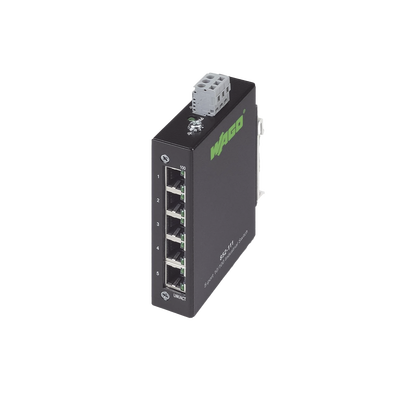 INDUSTRIAL ECO SWITCH 5 PUERTOS 1000 BASE-T NEGRO