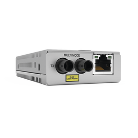 Convertidor de medios Fast Ethernet a fibra óptica, conector ST, monomodo (SMF), versión TAA (Trade Agreement Act)