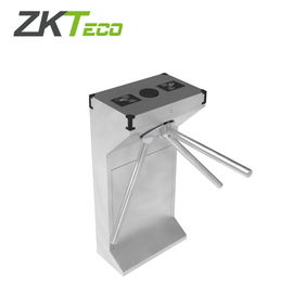 TORNIQUETE TRIPOIDE DE MEDIO CUERPO ZKTECO TS1000D BIDIRECCIONAL BAJO CONSUMO ACERO INOXIDABLE SISTEMA HASTA 30 ACCESOS POR MINUTO LIBERACIÓN DE BRAZO EN CASO DE FALLA ELECTRICA SIN PANEL SIN LECTORA