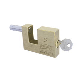 Candado para Cortina Metálica # 9 / Llave PH-52 para 5 pernos de combinación / Cuerpo de Latón.