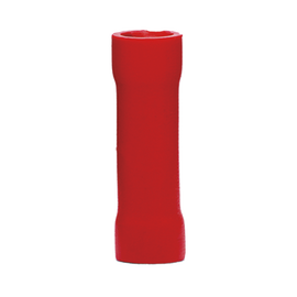 Conector a tope aislado / 22 - 16 AWG / Rojo / Paquete de 25 piezas